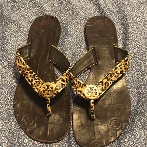 Tory Burch cheetah sandals